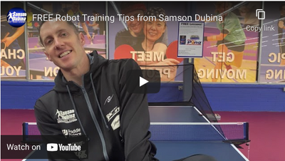 Free robot training tips from Samson Dubina